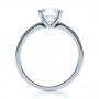  Platinum Platinum Custom Diamond Engagement Ring - Front View -  1113 - Thumbnail