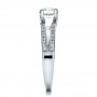  Platinum Platinum Custom Diamond Engagement Ring - Side View -  1444 - Thumbnail