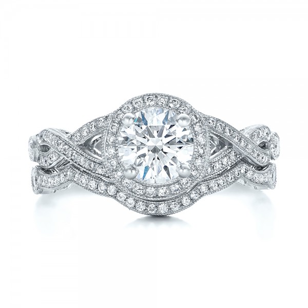 Custom Diamond Engagement Ring - Image