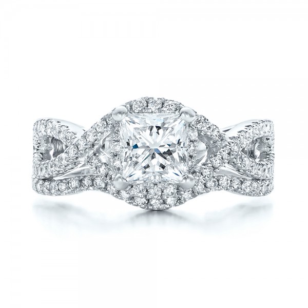 Custom Diamond Engagement Ring - Image