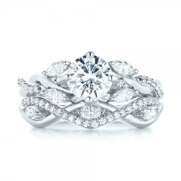 Custom Diamond Engagement Ring - Image