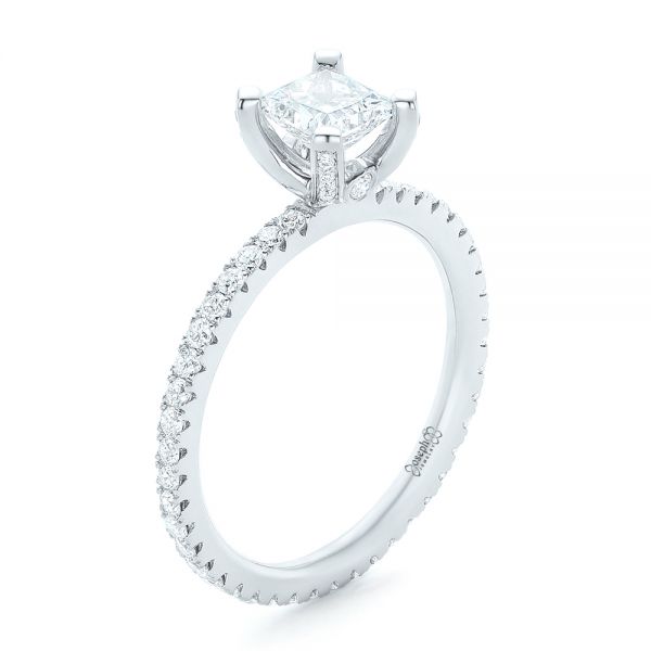Custom Diamond Eternity Engagement Ring - Image