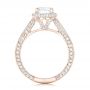 14k Rose Gold 14k Rose Gold Custom Diamond Halo Engagement Ring - Front View -  102468 - Thumbnail