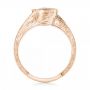 14k Rose Gold 14k Rose Gold Custom Diamond Halo Engagement Ring - Front View -  102936 - Thumbnail