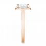 14k Rose Gold 14k Rose Gold Custom Diamond Halo Engagement Ring - Side View -  103005 - Thumbnail