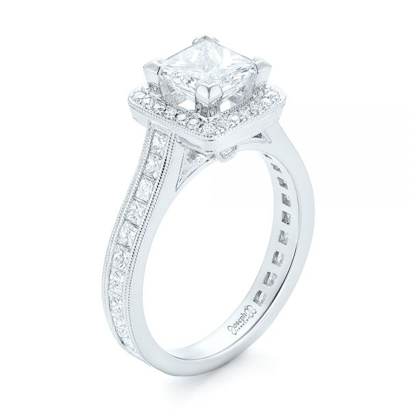 Custom Diamond Halo Engagement Ring - reference design