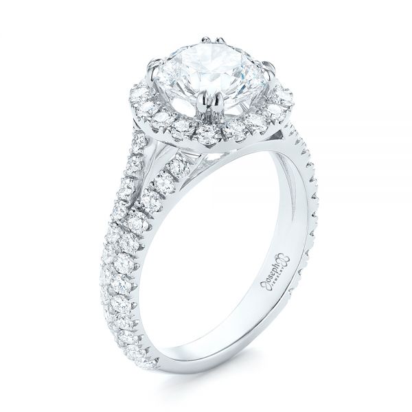 Custom Diamond Halo Engagement Ring - reference design