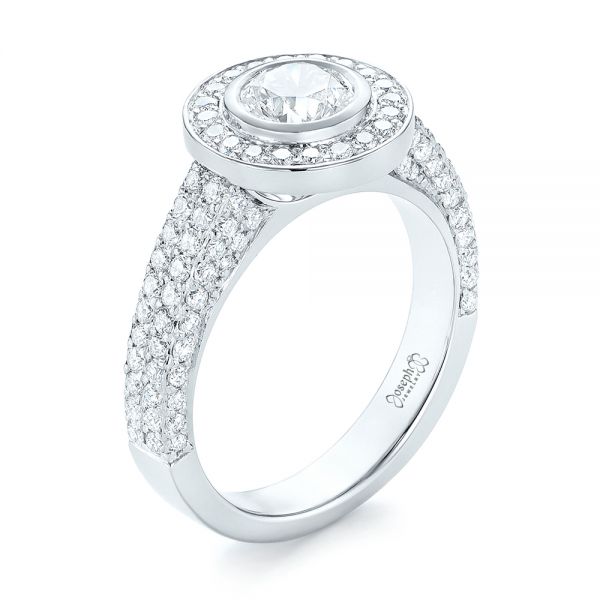 Custom Diamond Halo Engagement Ring - reference design