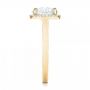 14k Yellow Gold 14k Yellow Gold Custom Diamond Halo Engagement Ring - Side View -  103005 - Thumbnail