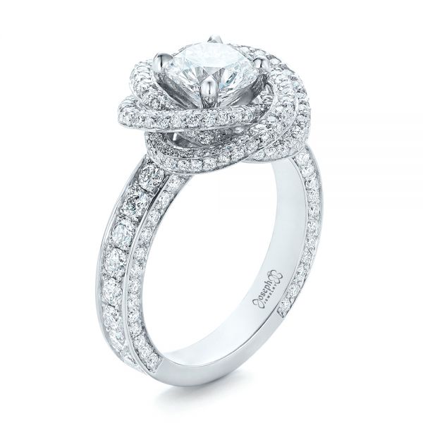 Custom Diamond Pave Engagement Ring - reference design