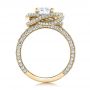 18k Yellow Gold 18k Yellow Gold Custom Diamond Pave Engagement Ring - Front View -  102179 - Thumbnail