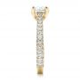 14k Yellow Gold 14k Yellow Gold Custom Diamond Pave Engagement Ring - Side View -  100853 - Thumbnail