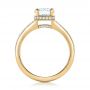 18k Yellow Gold 18k Yellow Gold Custom Diamond Split Shank Engagement Ring - Front View -  102226 - Thumbnail