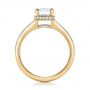 14k Yellow Gold 14k Yellow Gold Custom Diamond Split Shank Engagement Ring - Front View -  102226 - Thumbnail