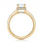 14k Yellow Gold 14k Yellow Gold Custom Diamond Split Shank Engagement Ring - Front View -  102226 - Thumbnail