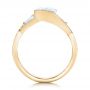 18k Yellow Gold 18k Yellow Gold Custom Diamond Wrap Engagement Ring - Front View -  101472 - Thumbnail