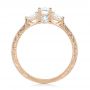 14k Rose Gold Custom Diamond Engagement Ring - Front View -  102352 - Thumbnail