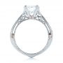 18k White Gold 18k White Gold Custom Diamond Engagement Ring - Front View -  102777 - Thumbnail