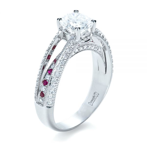 Ruby and Diamond Ring: Affordable Real Ruby Ring with Brilliants