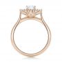 14k Rose Gold 14k Rose Gold Custom Diamond Engagement Ring - Front View -  102230 - Thumbnail