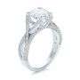 14k White Gold Custom Diamond Engagement Ring