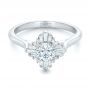  Platinum Platinum Custom Diamond Engagement Ring - Flat View -  102230 - Thumbnail