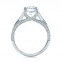 18k White Gold 18k White Gold Custom Diamond Engagement Ring - Front View -  100565 - Thumbnail