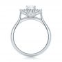 14k White Gold 14k White Gold Custom Diamond Engagement Ring - Front View -  102230 - Thumbnail