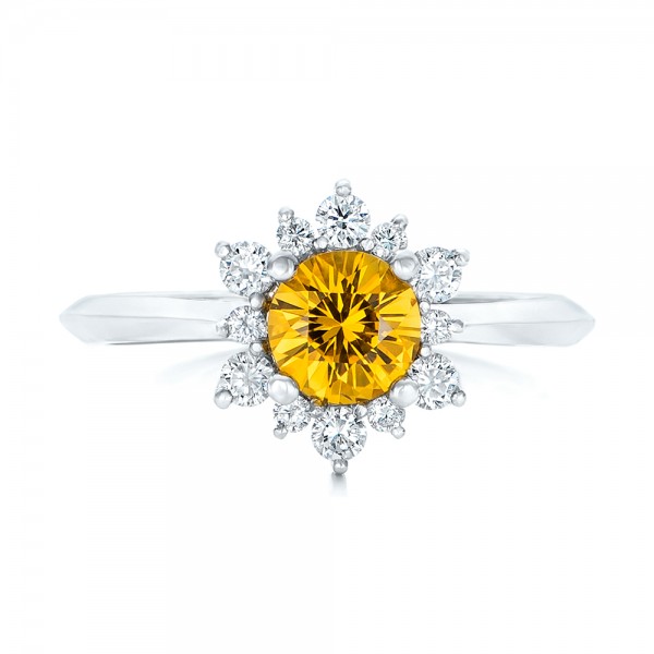 Yellow Sapphire Engagement Rings