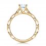 14k Yellow Gold 14k Yellow Gold Custom Diamond In Filigree Engagement Ring - Front View -  102077 - Thumbnail