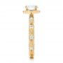 14k Yellow Gold 14k Yellow Gold Custom Diamond In Filigree Engagement Ring - Side View -  102786 - Thumbnail