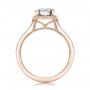 14k Rose Gold 14k Rose Gold Custom Fancy Grey Diamond Engagement Ring - Front View -  102097 - Thumbnail