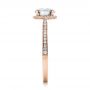 14k Rose Gold 14k Rose Gold Custom Fancy Grey Diamond Engagement Ring - Side View -  102097 - Thumbnail