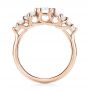 18k Rose Gold 18k Rose Gold Custom Five Stone Engagement Ring - Front View -  103909 - Thumbnail