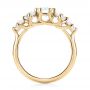 18k Yellow Gold 18k Yellow Gold Custom Five Stone Engagement Ring - Front View -  103909 - Thumbnail
