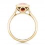 18k Yellow Gold 18k Yellow Gold Custom Garnet Solitaire Engagement Ring - Front View -  102268 - Thumbnail