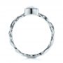  Platinum Platinum Custom Hammered Engagement Ring - Front View -  100300 - Thumbnail