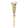 18k Yellow Gold 18k Yellow Gold Custom Hand Fabricated Engagement Ring - Side View -  1263 - Thumbnail