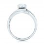  Platinum Platinum Custom Interlocking Diamond Engagement Ring - Front View -  102177 - Thumbnail