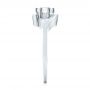18k White Gold 18k White Gold Custom Interlocking Diamond Engagement Ring - Side View -  103441 - Thumbnail
