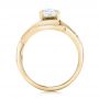 18k Yellow Gold 18k Yellow Gold Custom Interlocking Diamond Engagement Ring - Front View -  102177 - Thumbnail
