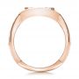 14k Rose Gold 14k Rose Gold Custom Marquise Diamond Engagement Ring - Front View -  100824 - Thumbnail