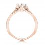 14k Rose Gold 14k Rose Gold Custom Marquise Diamond Engagement Ring - Front View -  102731 - Thumbnail