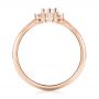 14k Rose Gold 14k Rose Gold Custom Marquise Diamond Engagement Ring - Front View -  103477 - Thumbnail