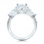  Platinum Custom Marquise Diamond Engagement Ring - Front View -  101227 - Thumbnail