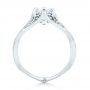 18k White Gold 18k White Gold Custom Marquise Diamond Engagement Ring - Front View -  102731 - Thumbnail