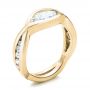 14k Yellow Gold 14k Yellow Gold Custom Marquise Diamond Engagement Ring - Three-Quarter View -  100824 - Thumbnail