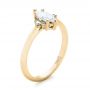 18k Yellow Gold 18k Yellow Gold Custom Marquise Diamond Engagement Ring - Three-Quarter View -  103477 - Thumbnail
