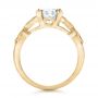18k Yellow Gold 18k Yellow Gold Custom Marquise Diamond Engagement Ring - Front View -  100647 - Thumbnail