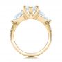 18k Yellow Gold 18k Yellow Gold Custom Marquise Diamond Engagement Ring - Front View -  101227 - Thumbnail